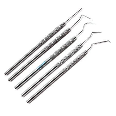  Dental Probes & Explorer Hygiene Cleaning Examination Instrument Set of 5 